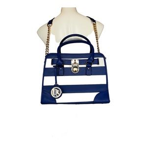 Dasein Striped Medium Satchel Bag 🎉 HOST PICK 🎉NWOT